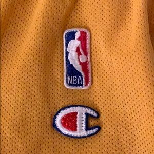 Champion Shorts - Vintage 90s Los Angeles Lakers shorts! Champion Shorts - Vintage 90s Los Angeles Lakers shorts!